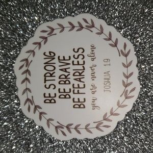 GOD WATERPOOF Sticker Bible Quote